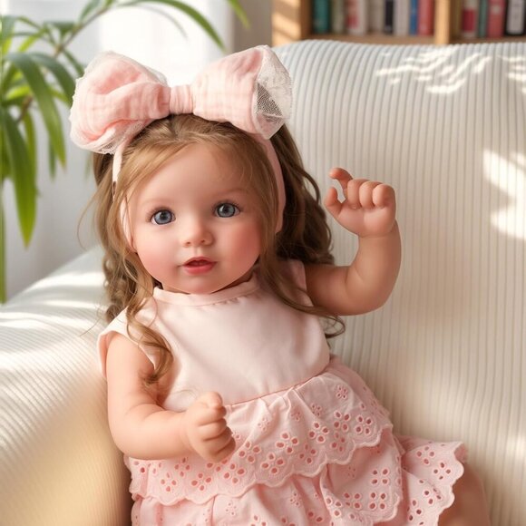 🆕Kids Reborn Baby Dolls 20 Inch Realistic Girl Newborn Baby Doll Toddler Dolls - Picture 6 of 8
